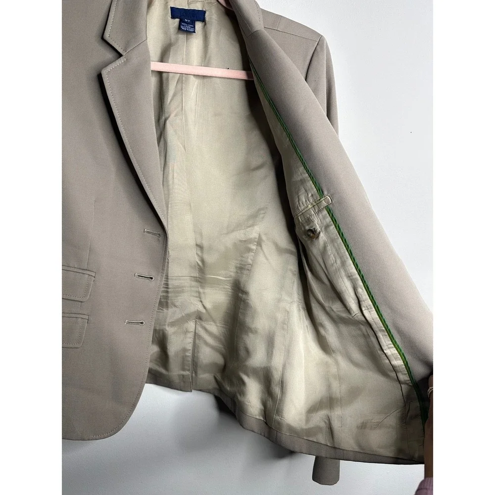 J.‎ Crew 6T Tan Wool Blend Blazer Jacket. 6 Tall